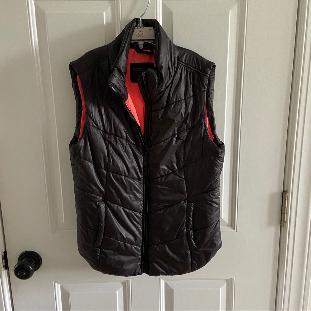 Aeropostale Black Vest
